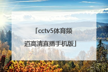 「cctv5体育频道高清直播手机版」下载cctv5十体育频道高清直播
