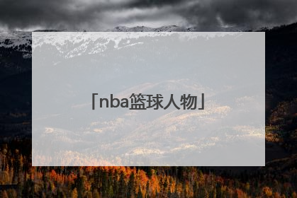 「nba篮球人物」NBA篮球人物介绍