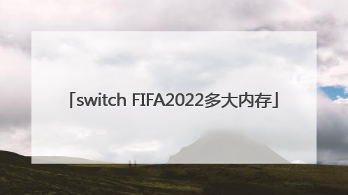 switch FIFA2022多大内存